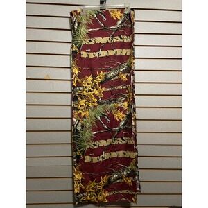 The Woods Camo Leaf Valance Valance Window Treatment 2 pieces